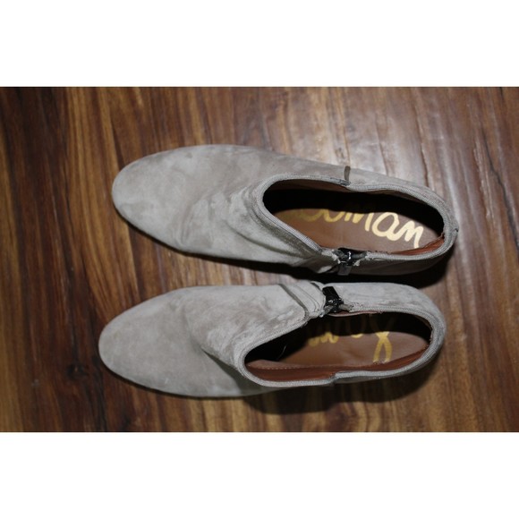 Sam Edelman Tan Suede Booties Size 6.5 Petty - Picture 3 of 9